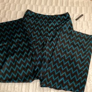 Colorful soft silky women’s dress pants size 8 x 32 high waist